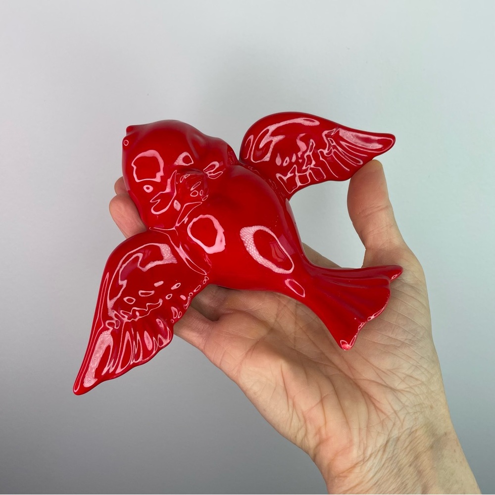 Artisan-Made Ceramic Bird Wall Decor